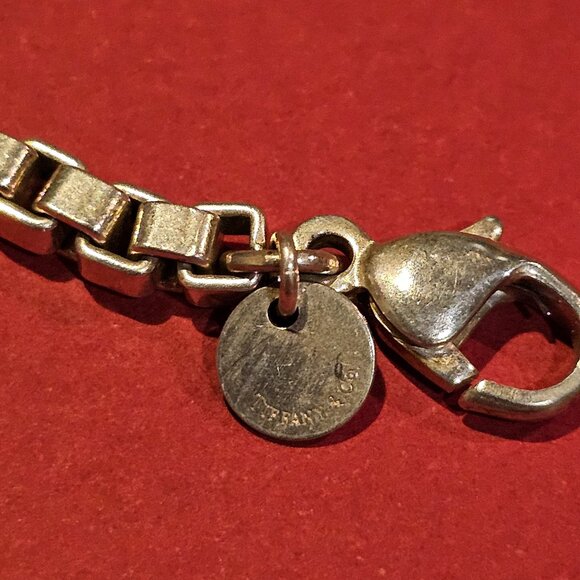 Tiffany & Co Venetian Box Chain Link Sterling Silver Bracelet - Picture 3 of 4